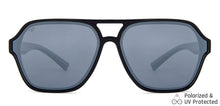 Load image into Gallery viewer, Black Hexagonal Full Rim Unisex Sunglasses by Vincent Chase Polarized-140465