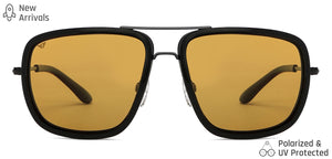 Black Square Full Rim Unisex Sunglasses by Vincent Chase Polarized-146647