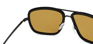 Black Square Full Rim Unisex Sunglasses by Vincent Chase Polarized-146647