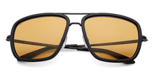 Load image into Gallery viewer, Black Square Full Rim Unisex Sunglasses by Vincent Chase Polarized-146647