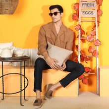 Load image into Gallery viewer, Brown Round Full Rim Unisex Sunglasses by Vincent Chase Online-139500