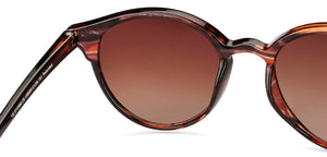 Brown Round Full Rim Unisex Sunglasses by Vincent Chase Online-139500