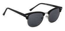 Load image into Gallery viewer, Black Clubmaster Full Rim Wide Unisex Sunglasses by Vincent Chase Polarized-137709