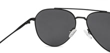 Load image into Gallery viewer, Black Aviator Full Rim Unisex Sunglasses by Vincent Chase Polarized-138378