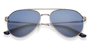 Grey Aviator Full Rim Unisex Sunglasses by Vincent Chase Polarized-138381