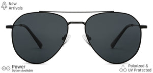 Gold Aviator Full Rim Unisex Sunglasses by Vincent Chase-149273