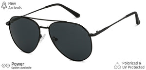 Gold Aviator Full Rim Unisex Sunglasses by Vincent Chase-149273