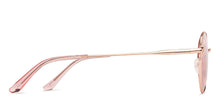 Load image into Gallery viewer, Gold Round Full Rim Medium Unisex Sunglasses by Vincent Chase Polarized-138395