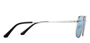 Gunmetal Square Full Rim Unisex Sunglasses by Vincent Chase-149034