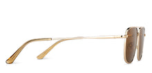 Load image into Gallery viewer, Gold Square Full Rim Unisex Sunglasses by Vincent Chase-149035