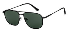 Load image into Gallery viewer, Black Square Full Rim Unisex Sunglasses by Vincent Chase-149036