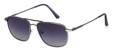 Load image into Gallery viewer, Grey Square Full Rim Unisex Sunglasses by Vincent Chase Polarized-146631