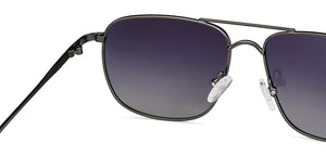 Grey Square Full Rim Unisex Sunglasses by Vincent Chase Polarized-146631