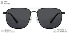 Load image into Gallery viewer, Black Square Full Rim Unisex Sunglasses by Vincent Chase Polarized-138410