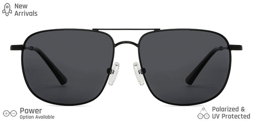 Black Square Full Rim Unisex Sunglasses by Vincent Chase Polarized-138410