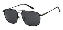 Load image into Gallery viewer, Black Square Full Rim Unisex Sunglasses by Vincent Chase Polarized-138410
