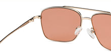 Load image into Gallery viewer, Gold Square Full Rim Unisex Sunglasses by Vincent Chase-148883