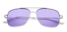 Load image into Gallery viewer, White Square Full Rim Unisex Sunglasses by Vincent Chase-148884