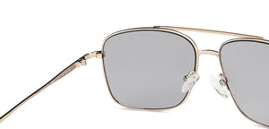 Gold Square Full Rim Unisex Sunglasses by Vincent Chase-148882