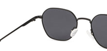 Load image into Gallery viewer, Black Hexagonal Full Rim Medium Unisex Sunglasses by Vincent Chase Polarized-138432