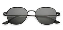 Load image into Gallery viewer, Black Hexagonal Full Rim Medium Unisex Sunglasses by Vincent Chase Polarized-138432