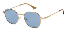 Load image into Gallery viewer, Gold Hexagonal Full Rim Medium Unisex Sunglasses by Vincent Chase Polarized-138433
