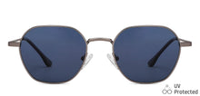 Load image into Gallery viewer, Grey Hexagonal Full Rim Medium Unisex Sunglasses by Vincent Chase Polarized-138435