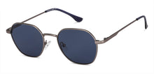 Load image into Gallery viewer, Grey Hexagonal Full Rim Medium Unisex Sunglasses by Vincent Chase Polarized-138435