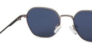Grey Hexagonal Full Rim Medium Unisex Sunglasses by Vincent Chase Polarized-138435