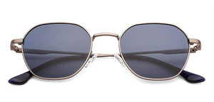 Grey Hexagonal Full Rim Medium Unisex Sunglasses by Vincent Chase Polarized-138435