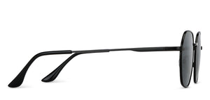 Black Hexagonal Full Rim Unisex Sunglasses by Vincent Chase-149278