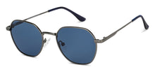Load image into Gallery viewer, Gunmetal Hexagonal Full Rim Unisex Sunglasses by Vincent Chase Polarized-149280
