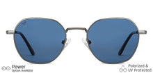 Load image into Gallery viewer, Gunmetal Hexagonal Full Rim Unisex Sunglasses by Vincent Chase Polarized-149280