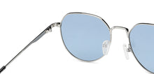 Load image into Gallery viewer, Silver Hexagonal Full Rim Unisex Sunglasses by Vincent Chase Polarized-138438