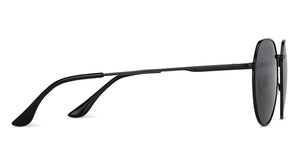 Black Hexagonal Full Rim Unisex Sunglasses by Vincent Chase-149281
