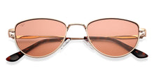 Load image into Gallery viewer, Gold Cat Eye Full Rim Women Sunglasses by Vincent Chase-148900