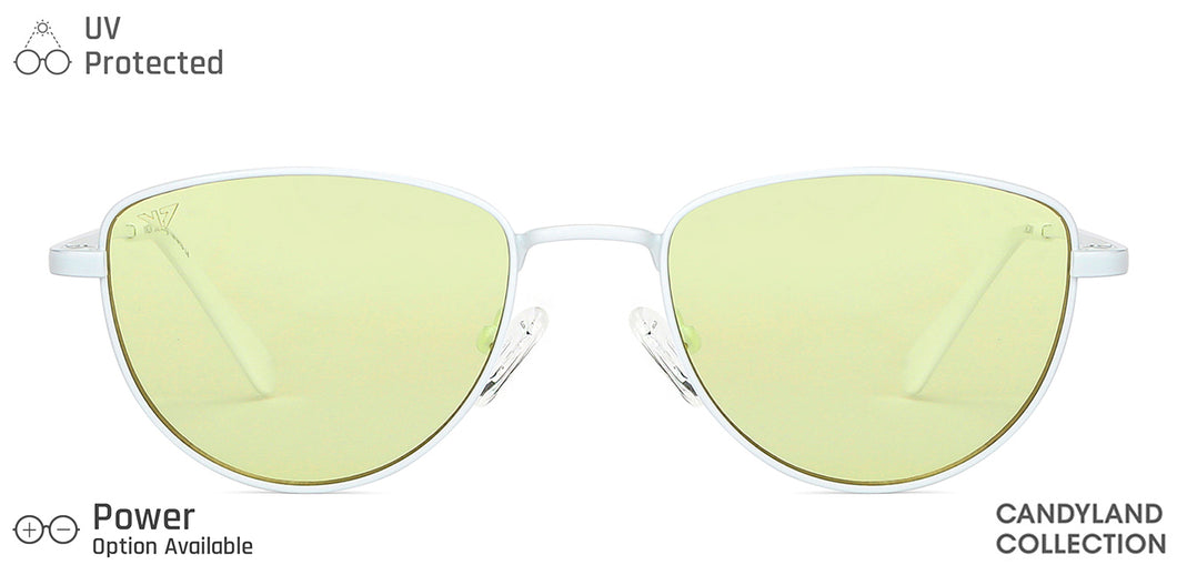 White Cat Eye Full Rim Women Sunglasses by Vincent Chase-148901