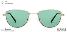 Load image into Gallery viewer, Gold Cat Eye Full Rim Women Sunglasses by Vincent Chase-148902