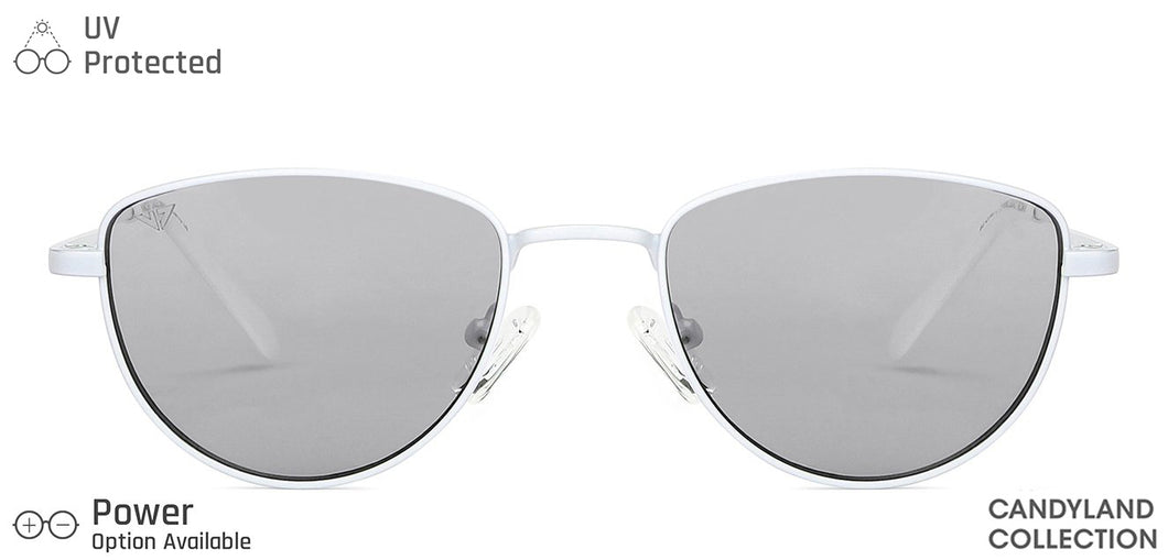 White Cat Eye Full Rim Women Sunglasses by Vincent Chase-148899