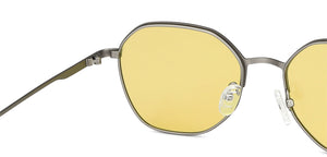 Grey Hexagonal Full Rim Medium Unisex Sunglasses by Vincent Chase Polarized-138447