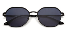Load image into Gallery viewer, Black Hexagonal Full Rim Medium Unisex Sunglasses by Vincent Chase Polarized-138449