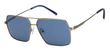 Load image into Gallery viewer, Grey Square Full Rim Wide Unisex Sunglasses by Vincent Chase Polarized-138462