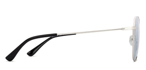 Silver Hexagonal Full Rim Extra Wide Unisex Sunglasses by Vincent Chase Polarized-138487