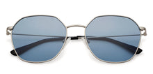 Load image into Gallery viewer, Silver Hexagonal Full Rim Extra Wide Unisex Sunglasses by Vincent Chase Polarized-138487