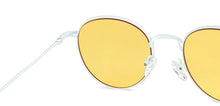 Load image into Gallery viewer, White Round Full Rim Unisex Sunglasses by Vincent Chase-148893