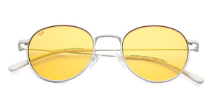White Round Full Rim Unisex Sunglasses by Vincent Chase-148893