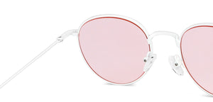 White Round Full Rim Women Sunglasses by Vincent Chase-148896