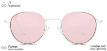 Load image into Gallery viewer, White Round Full Rim Women Sunglasses by Vincent Chase-148896