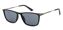 Load image into Gallery viewer, Black Wayfarer Full Rim Unisex Sunglasses by Vincent Chase Polarized-138629