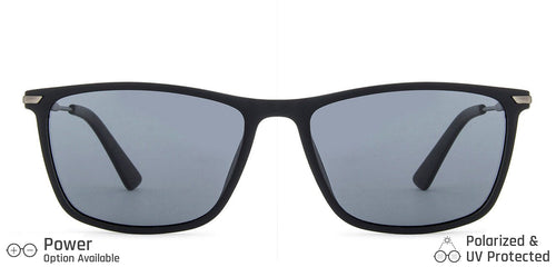 Black Wayfarer Full Rim Unisex Sunglasses by Vincent Chase Polarized-138629